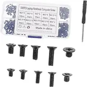 Complete Computer Mini Screw Set M2- Countersunk Screws Flat Head Bolts 1 Box Cross Screwdriver for Motherboard