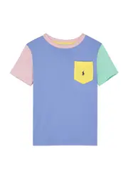 Polo Ralph Lauren Kids Colour-blocked Cotton T-shirt (1.5-6 Years) - Multi Multi - 6 (5 Years) 6 (5 years)