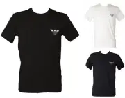 EMPORIO ARMANI men's t-shirt half sleeve crew neck stretch cotton article 110853