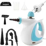 Pressurized Handheld Steam Cleaner | Natural Multi-Surfaces Steam Cleaner with 9Pcs Accessories | Multi-Purpose Home Use Steamer for Cleaning Dirt Grease Grout Tile Floor Couch Car and Upholstery