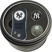 Team Golf MLB Gift Set Switchblade Divot Tool, Cap Clip, & 2 Double-Sided Enamel Ball Markers, Patented Design, Less Damage to Greens, Switchblade Mechanism