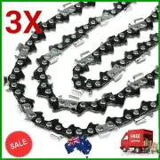 3X CHAINSAW CHAIN 12" FOR BOSCH ELECTRIC CHAINSAW AKE 30 AKE 30S