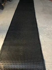 Large Heavy Duty Industrial Rubber Bar Safety Floor Mat Anti-Fatigue 10m roll