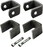 Trailer Slipper Spring Hanger Kit Suit 60mm Wide Single Axle Kit Leaf Springs