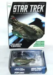 Eaglemoss Star Trek Tellarite Cruiser w/#115 Starship Collection Magazine
