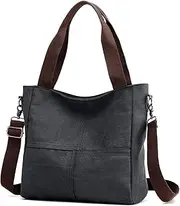 Hobo Handbags, DOURR Canvas Crossbody Bags for women Fashion Crossover Purse Cotton Shoulder Bag
