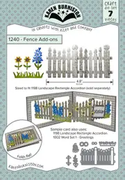 Karen Burniston Fence Add-on Die