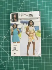 Know Me ME2030 Jumpsuit Shorts Romper Pattern Duana M Chandler Sz 8-16 Vacay WOW