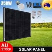 12V 350W Solar Panel Kit Mono Battery Charging +Solar Panel Mounting Brackets AU