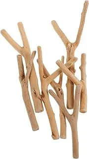 HOOTNEE Hand-Polished Pine Driftwood Crafting Pieces Small Wood Stems for Decor Art Projects