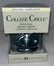 Decor Bathware College Circle Bath Robe Hook Chrome Finish Model 76025C