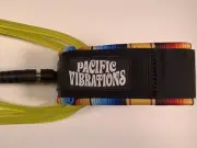 Pacific Vibrations Surfboard Longboard Knee leash 9 Ft Lime 7mm double swivel