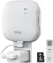 256GB MicroSD Card and All-New Blink Sync Module XR Mount, No-Drilling Sync Module Mount for Blink Outdoor Indoor Security System with Short USB-C Cable (Sync Module XR is NOT Included)