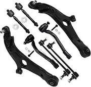 SCITOO 8pcs Front Suspension Kit Lower Control Arm with Ball Joint fit 2012-2013 for Hyundai Sonata 2012-2014 for Hyundai Azera 2011-2015 for Kia Optima 2014-2016 for Kia Cadenza Tie Rod End Sway Bar