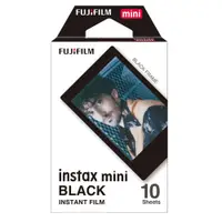 在飛比找PChome24h購物優惠-富士 instax mini 底片《BLACK/黑框》一入/