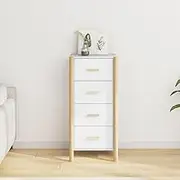 Generic Highboard White 42x38x90 cm Engineered Wood,345681