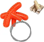 Stainless Steel Cable Saw,Camping Wire Saw | Hand Pocket String Rope Saw, PVC Pipe Cutting Tool for Wood Camping Hiking Hunting Oromma