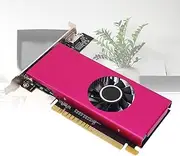 GT730 2GB DDR3 Graphics Card, 4 HDMI Multi Screen Video Output, 64 Bit, 902MHz Core, 1600MHz Memory, 4K HDR, DirectX 11, PCI E 2.0 GPU for Win7/10