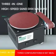 Mini Electric Belt Sander DIY High-Speed Sand Disc Machine Multifunction