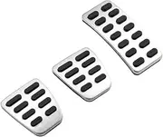 CHPGKGVNVT Car Pedals for Hyundai Ix25 Creta Accent Verna Solaris Sedan 2011-2017 for Kia K2 Rio Soul KX3 at MT Pedal Cover Pedals(MT Without Rest)