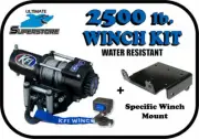 KFI 2500 lb. Winch Mount Kit '15-'20 POLARIS 900 RZR / RZR 4 / RZR S / RZR S 4