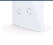 Touch Electrical Light Switch Modern Tempered Glass Panel Lamp Switch with