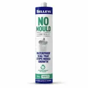 2x Selleys 290ml No Mould Resistant Silicone Sealant - White
