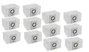 12x Auto Empty Station Dust Bags For Ecovacs Deebot T10, T20, X1 Omni Series Robots