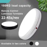 Turntable Jewelry Rotating Display Stand Platform Rack Product Remote Control
