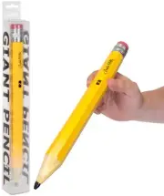 Giant 15" Wooden Pencil - Real Working Huge Wood Pencil Gag ~ Archie McPhee