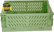 Mini Collapsible Storage Basket Stackable Storage Bin Crates Container Folding P