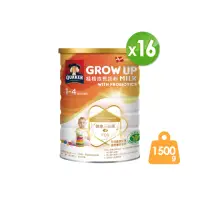 在飛比找momo購物網優惠-【QUAKER 桂格】三益菌成長奶粉1500g×16罐