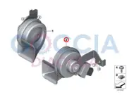 Genuine MINI Countryman R60 Air horn High-frequency Electronic 61337398317