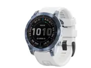 {For Garmin}Fenix 7/7X 6/6X 5/5X Silicone instinct Band Sport Strap-WHITE