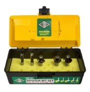 Carbitool ROUTER BIT SET TRBS3012 5Pcs 1/4″ Shank, Industrial Grade *Aust Brand