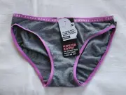 Bonds Ladies WUVXT HET Grey Purple Hipster Bikini Brief Size 8 New