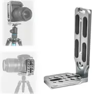 DSLR Camera L Quick Release Plate Bracket Vertical Horizontal Switching Tripod