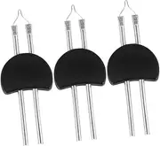 3pcs Welding Crayon Tip Tool Wax Pencil Thread Cord Burner Fine Tips Welding Head Thread Burner Replacement Tip Wax Instant Melting Pen Head Welding Pen Head Steel