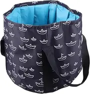 Collapsible Foot Bath Basin Portable Foot Soaking Bath Double Layer Fabric Spa Foldable Water Container for Travel Home Random