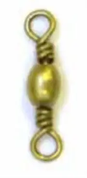 Eagle Claw 01111-039 Brass Barrel Swivel Size 3/0 12CT