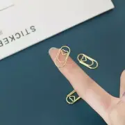 Heart binder clip 50pcs /bag mini gold rose gold color paper Clips Scrapbooking