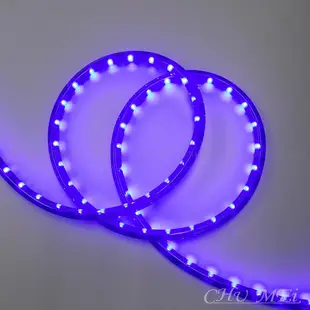 220V-藍色外皮LED二線3528水管燈 - 圓二線 led燈條 燈條 非霓虹 led 水管燈 管燈 軟條燈 非霓虹燈