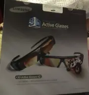 (New in Box) Samsung 3D TV Active Glasses x2 Reality Dimension SSG-P2100N/XS