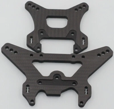 GTB Front Rear 6mm Carbon Fiber Shock Tower for 1/5 RC Car LOSI 5ive-T 1.0 2.0