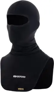 Oxford Deluxe Micro Fiber, balaclava , color: Black , size: One Size