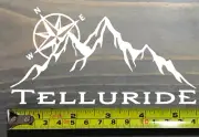 Telluride Decal Sticker Ski 5.5" Mountain Colorado Snowboard Purgatory