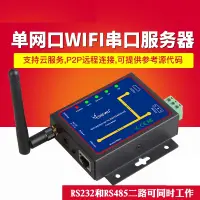 在飛比找蝦皮購物優惠-網路串口 rs232 rs485訊號轉換器 tcp轉rs48