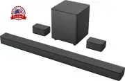 Barra de Sonido 5.1 Estéreo Bluetooth Inalámbrico con Subwoofer Bocinas para TV