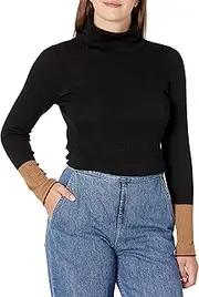 [NIC+ZOE] Womens Balance Turtleneck Long Sleeve Pullover Sweater