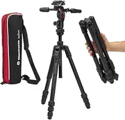 [Manfrotto] Befree GT PRO 4-Section Aluminum Travel Tripod with 3-Way Pan/Tilt Head, Black